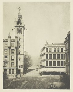 La rue principale depuis la croix - Thomas Annan