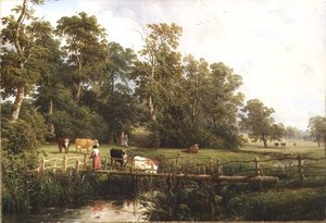 Un pont rustique, Stoneleigh Park
