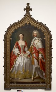 Thomas Fermor, 1er comte de Pomfret et Henrietta Louisa, comtesse de Pomfret, vers 1750 - Thomas Bardwell