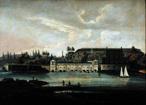 Fairmount Waterworks, vers 1830
