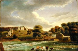 Ferme de Mill Grove, Perkioman Creek, Philadelphie, vers 1820