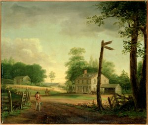 Auberge au bord de la route vers Philadelphie
