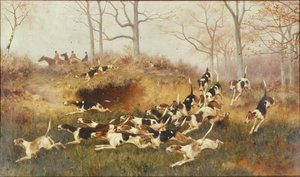 En pleine chasse, c.1880 - Thomas Blinks