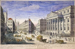 Extérieur de Mansion House, Londres