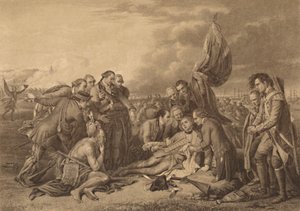 La mort du général Wolfe sur les hauteurs d