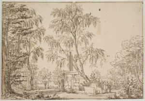 Partie du jardin de Fredensborg avec "l