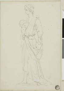Femme avec bébé - Thomas Burke