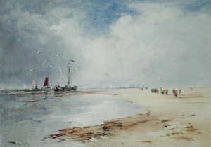 Retour de la flotte de pêche - Thomas Bush Hardy