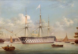 H.M.S. Britannia au large de Plymouth