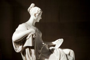 Sculpture de la princesse Pauline Borghèse (marbre) - Thomas Campbell