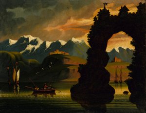 Paysage, milieu du 19ème siècle