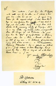 Lettre de Thomas Chatterton à William Barrett, 1769 - Thomas Chatterton