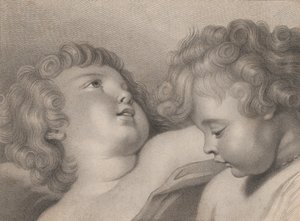 Deux têtes de chérubins, 1800 - Thomas Cheesman