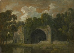 Ruines dans un paysage