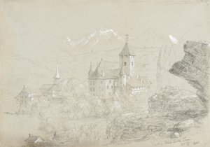Château de Spiez, lac de Thoune - Thomas Cole