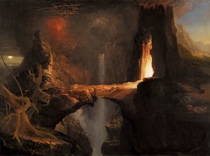 Expulsion. La lune et le feu - Thomas Cole