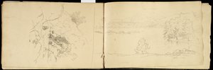 Hoosick ou Saddle Mountain et lac près de Pittsfield, vers 1832 - Thomas Cole