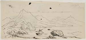 Esquisse de paysage, 1841