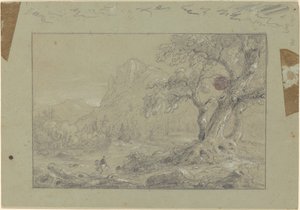 Étude pour "Le gué de la montagne" - Thomas Cole