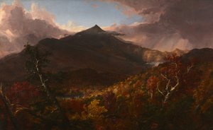Vue de la montagne Schroon, comté d