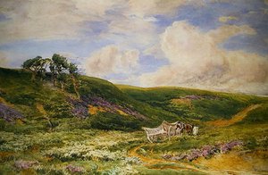Paysage avec charrette - Thomas Collier