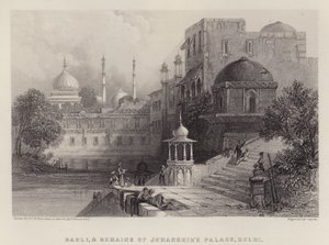 Baoli, et restes du palais de Jehanghir, Delhi