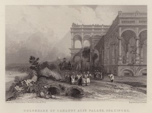 Colonnade du palais de Sahadut Ali, Ghazipore