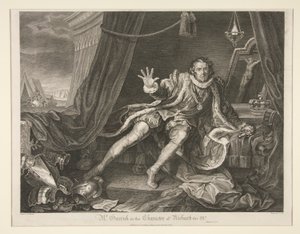 M. Garrick dans le rôle de Richard III - Thomas Cook
