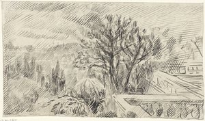 Vue sur la ville, depuis une terrasse