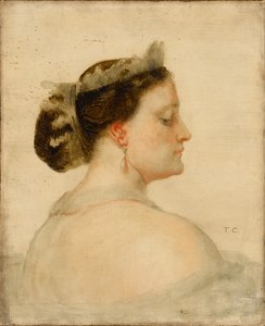Portrait de Mathilde Bonaparte 1820-1904, Princesse Française - Thomas Couture