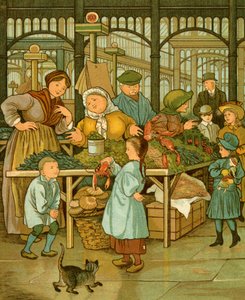 Marché couvert de Paris