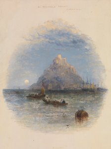 Mont Saint-Michel, Cornouailles - Thomas Creswick