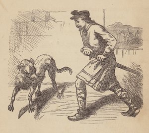Llewellyn et son Chien - Thomas Dalziel