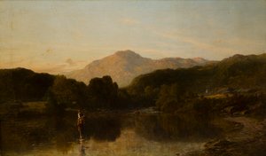 Paysage montagneux avec rivière, c.1838-86