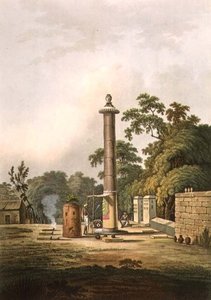 Lieu de culte hindou, gravé par Joseph Constantine Stadler, publié par Edward Orme, vers 1803 - Thomas Daniell