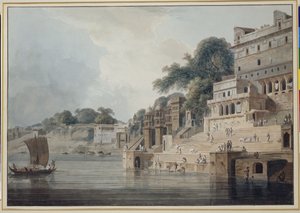 Dasasvamedha Ghat, Bénarès - Thomas Daniell