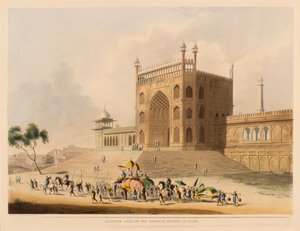 Porte orientale de la mosquée Jummah, Delhi