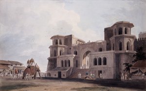La porte Panch Mahal, Lucknow, Uttar Pradesh, vers 1789 - Thomas Daniell