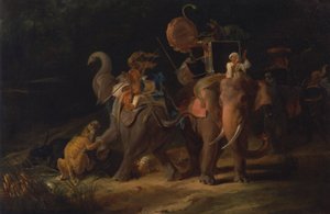 Chasse au tigre dans les Indes orientales [1798, Royal Academy of Arts, Londres, catalogue d