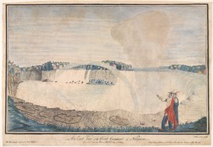 Vue est de la grande cataracte du Niagara, 1762