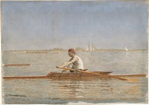 John Biglin dans un Skiff Simple, 1873 - Thomas Eakins