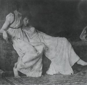 Modèles non identifiés en costumes grecs, vers 1883 - Thomas Eakins