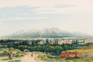 Château de Lomnitz et les Tatras en Hongrie
