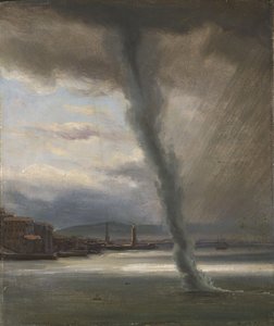 Une trombe marine dans la baie de Naples