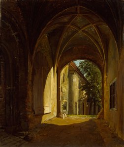 Une salle voûtée au château de Scharfenberg près de Dresde - Thomas Fearnley
