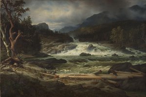 Les chutes de Labro à Kongsberg