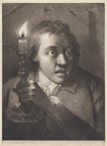 Mann mit Kerze - Thomas Frye