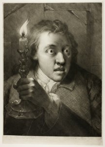 Jeune homme avec une bougie, de Têtes grandeur nature