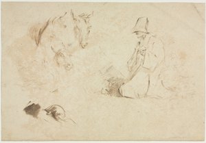 Croquis : Figures et animaux - Thomas Gainsborough