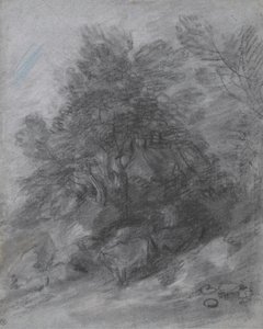Paysage boisé avec berger, vaches et cottage - Thomas Gainsborough
